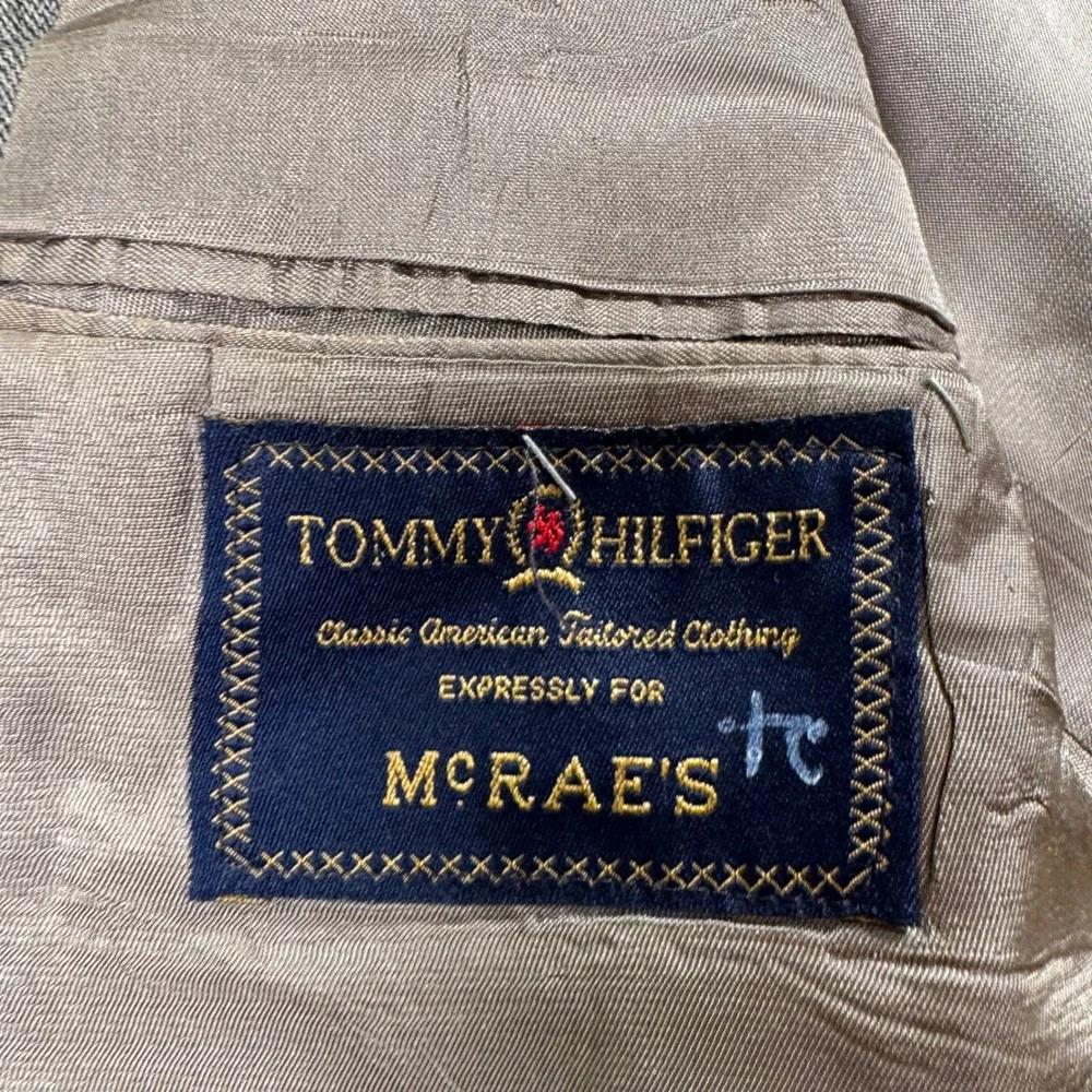 Vintage Tommy Hilfiger Blazer Mens 42S Wool USA Made Old Money Preppy Ivy League